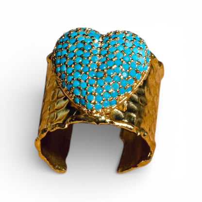 Sand Heart Rings