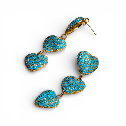 Heart Trail Earrings