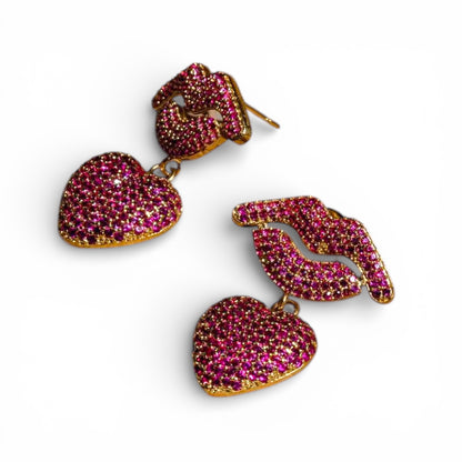 Kiss my Heart Earrings