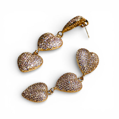 Heart Trail Earrings