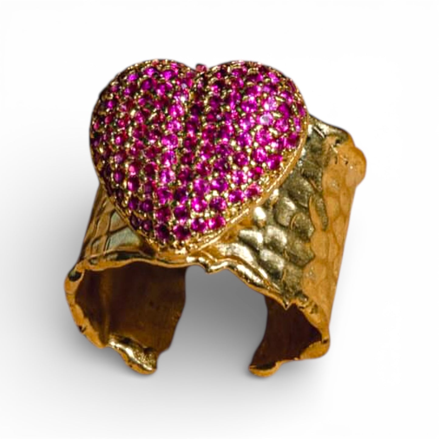 Sand Heart Rings